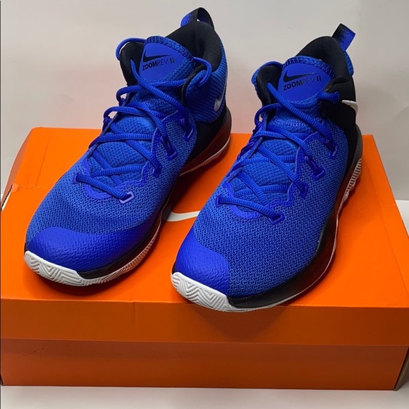 Nike Zoom REV II TB Unisex Game Royal Blue Black - Picture 6 of 9